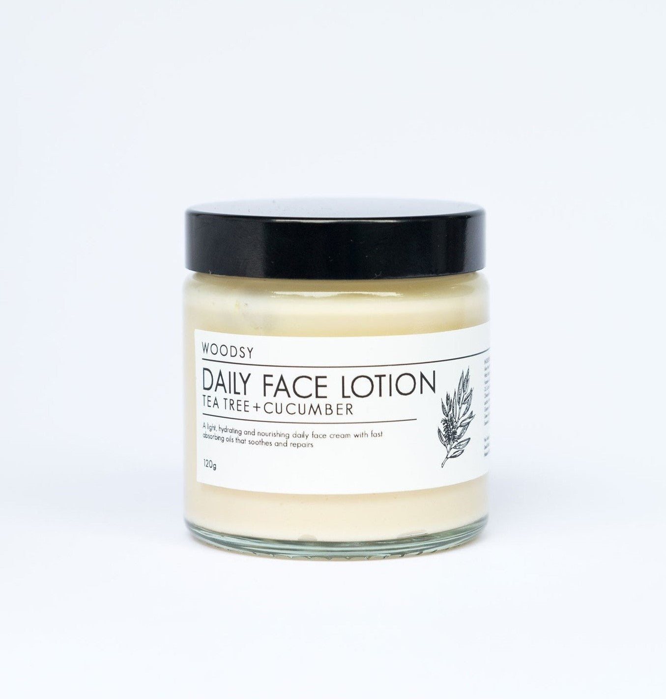 daily face lotion - tea tree & cucumber