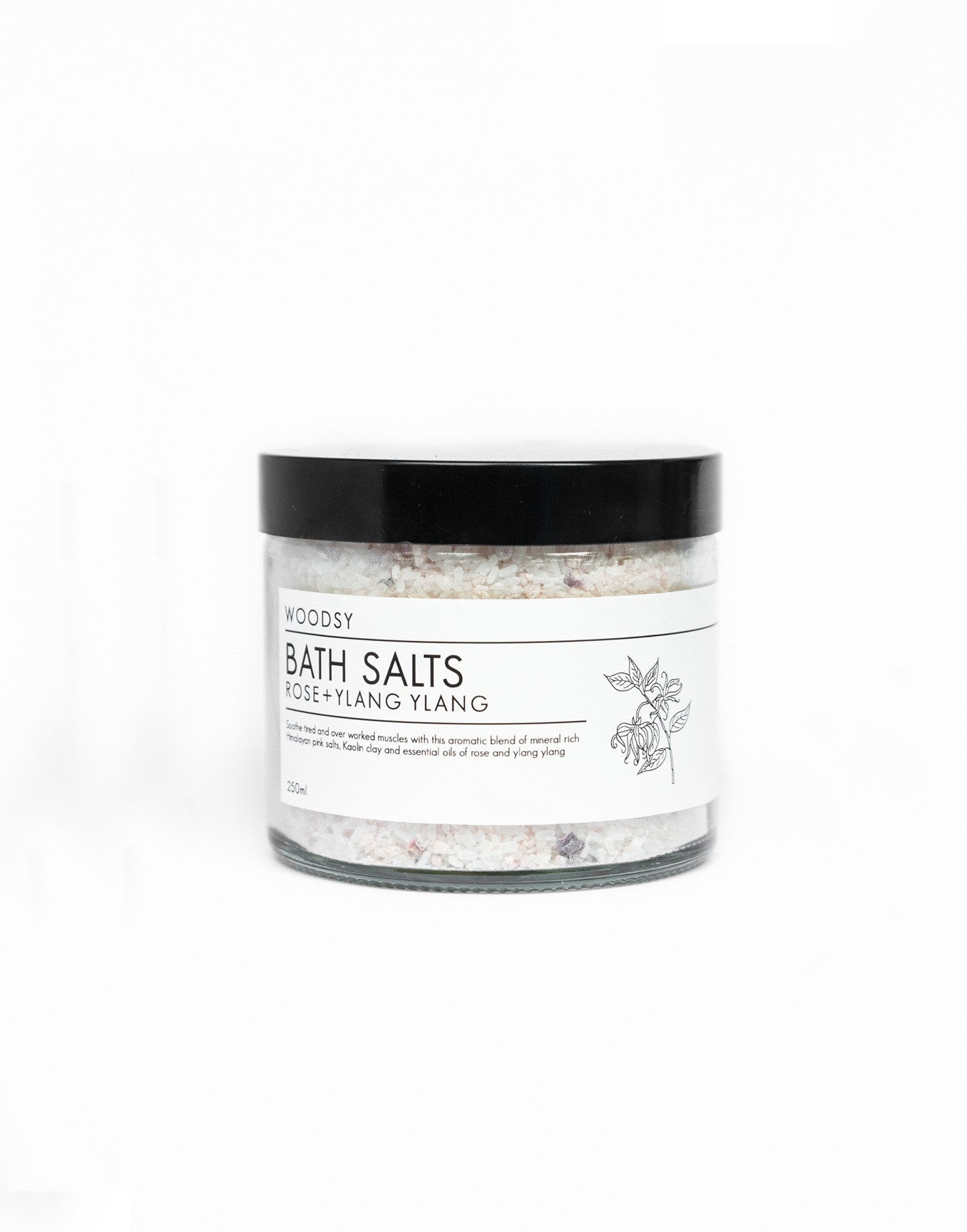 bath salts - rose & ylang ylang