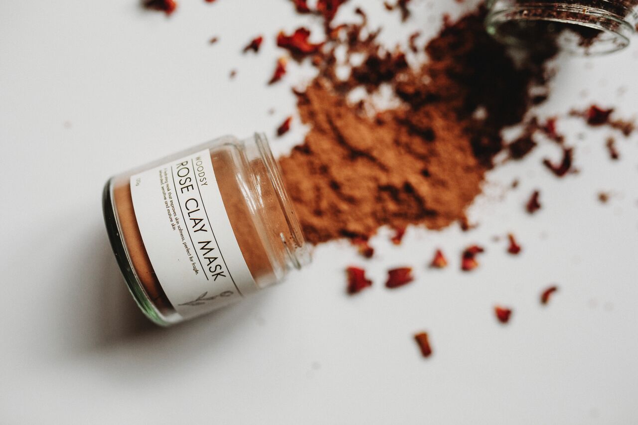 rose clay mask